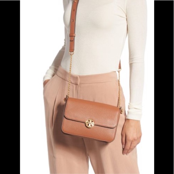 Tory Burch Classic Tan Chelsea Crossbody - Picture 2 of 9